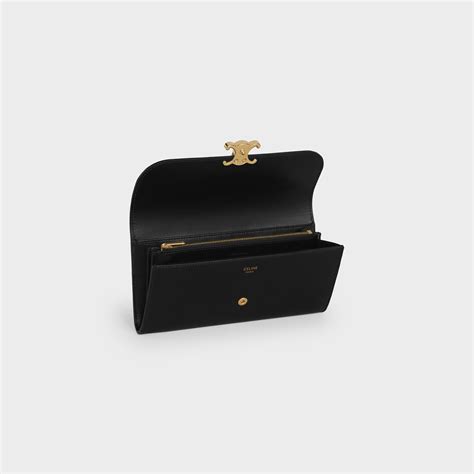 celine tas zwart triomphe|celine sentimental triomphe wallet.